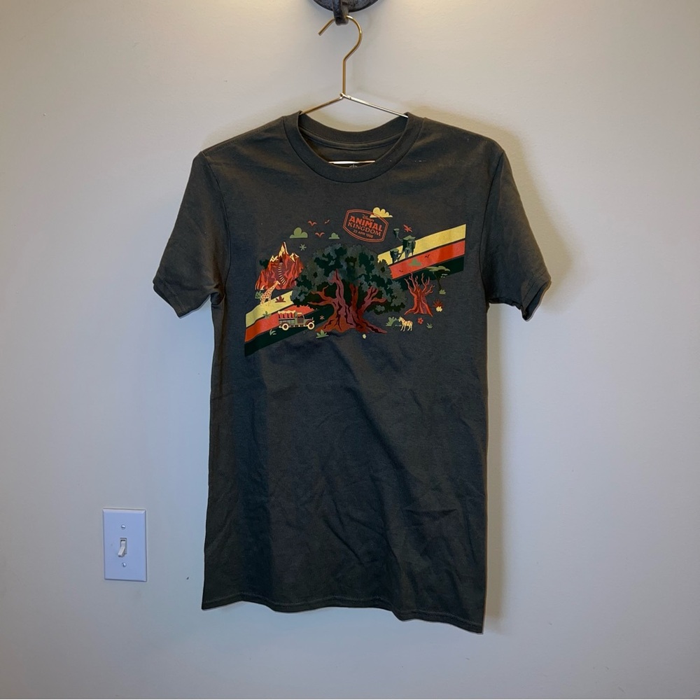 Disney Animal Kingdom Graphic T-Shirt Tree‎ of Life Safari Tee Size Small